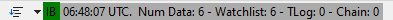 Bottom status bar
